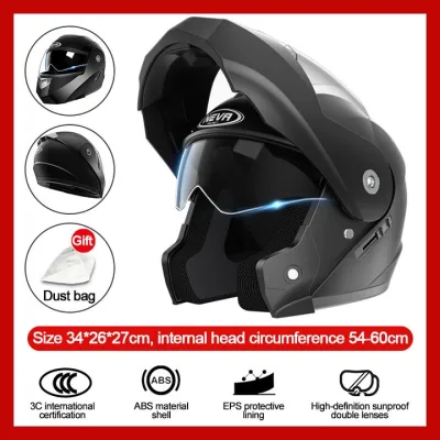 Adjustable motorcycle full face helmet Double Mirror Motorcycle Half Face Helmets Motorcycle helmet Open Face Cycling/Bicycle/motor Helmet Accessories Motorcycle helmet anti-scratch windproof full face helmet
