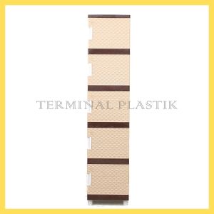LEMARI PLASTIK 5 SUSUN KUNCI NAIBA TABITHA AKAKO SLAP MINIMALIS LEMARI PAKAIAN SERBAGUNA
