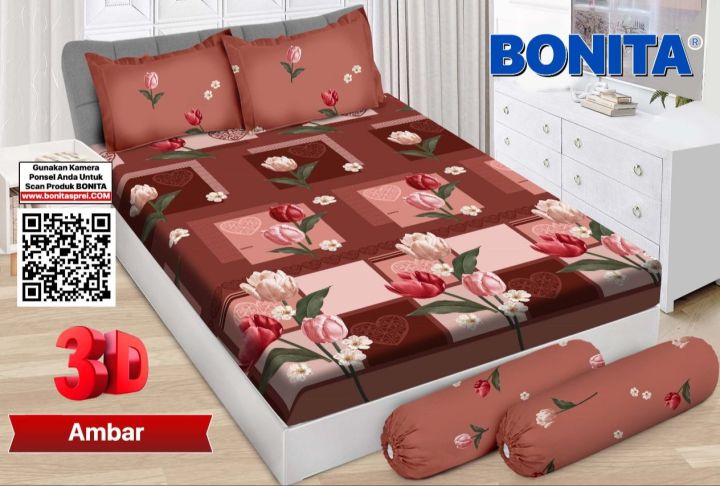 SPREI / SEPRAI BONITA 3D DISPERSE ANTI LUNTUR - AMBAR
