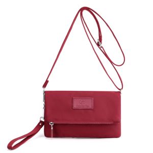 COLORFUL FOX - TAS SELEMPANG WANITA SLING BAG NILON ANTI AIR MULTIFUNGSI KOREAN CLUTCH POUCH NYLON WATERPROOF MURAH IMPORT SL110