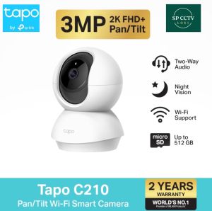 กล้องวงจรปิดแบบ Wi-Fi Tapo C210 ความละเอียด 3 ล้านพิกเซล