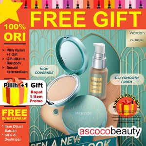 Wardah Exclusive TWC Two Way Cake ( Full / Refill) Bedak Padat