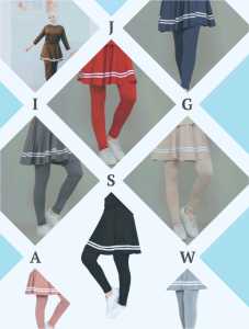 TERBARU leging rok sport dewasa // seragam senam // legingrok terbaru aerobik // rok leging zumba terbaru kekinian // rok legingsporty