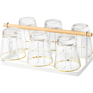 【Fast delivery】6pcs/set New Heat Resistant Glass Cup Beer Espresso Coffee Set Handmade Milk Juice Mug Tea glasses Tea Cups Drinkware