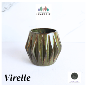 The Leaferie Virelle plant pots. Ceramic flowerpot . flowerpots . flower pot planter planters
