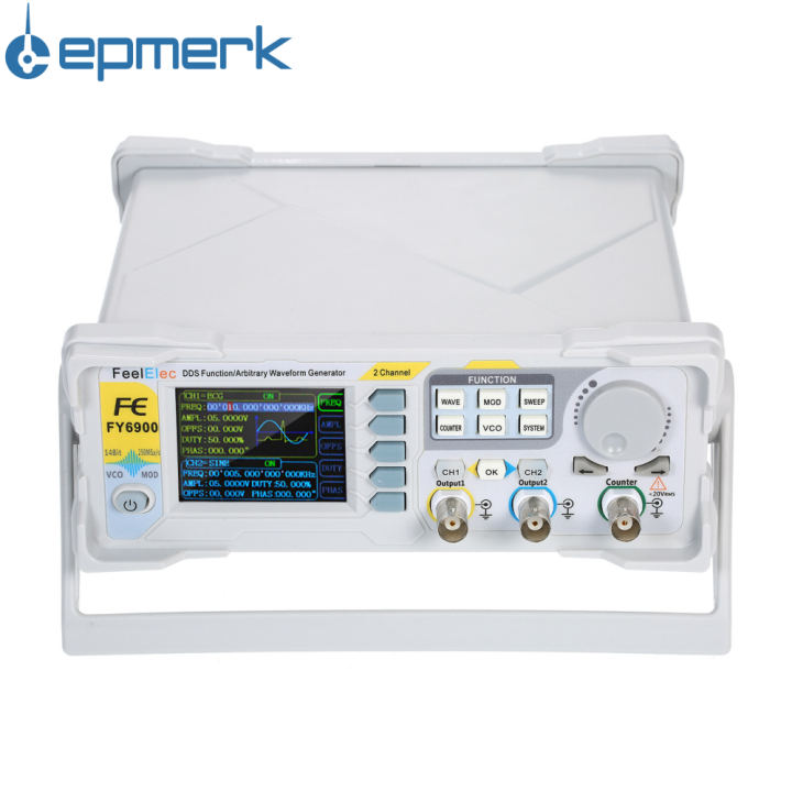 Lepmerk 100MHz Function Signal Generator High Precision Digital DDS Dual-channel Function Signal/Arbitrary Waveform Generator Pulse Signal Source 300MSa/s Frequency Meter VCO Burst AM/PM/FM/ASK/FSK/PSK Modulation DDS Generator Function Source Generator