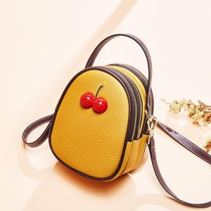 Munoor Genuine Cow Leather Women Sling Shoulder Bag Phone Holder - High Quality Top Grain, Fashionable and Functional