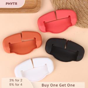 PHYTR HOT 2Pcs Seat Belt Buckle Cover Anti-Scratch Rubber Car Seat Buckle Protector Clip Protection Cover Universal For SUV Sedan