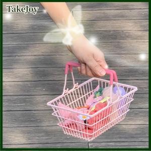 TakeJoy Mini Storage Basket Desktop Finishing Cosmetics Jewelry Storage For Girl Dormitory Desktop Organization Container Baskets