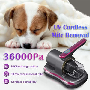 Ultraviolet sterilization and mite removal device for home wireless charging bed mite removal high suction handheld vacuum cleaner