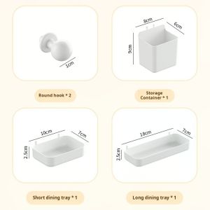 Book Stand Desk Organiser Pen Holder Storage box with drawer pegboard board rack Cosmetic Brush Holder