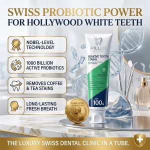 Probiotic Toothpaste Teeth Stain Remover Repair Cavities Whitening Formula Gentle Oral Care