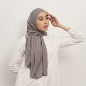 Dauky Pashmina Jersey Knit Pashmina kaos jilbab pasmina tanpa jarum pentul