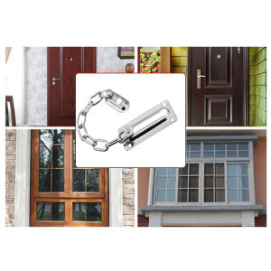 [caichuitan] Stainless Steel Anti-theft Door Chain Lock Hotel High Security Chain Restrictor