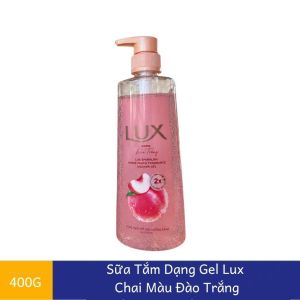 Sữa tắm dạng gel LUX OK144 nho và đào trắng bọt khí tươi mát thế hệ mới dưỡng ẩm lưu hương dịu nhẹ