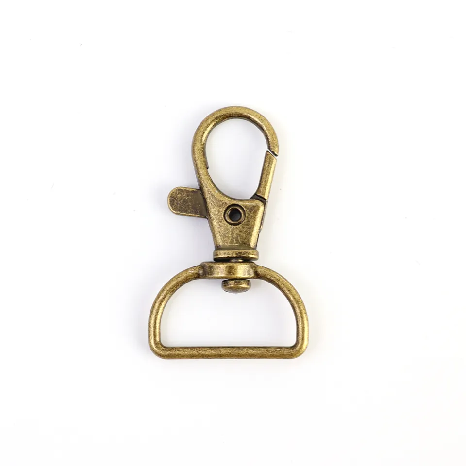 Swivel Clasps D Rings Alloy Metal Lanyard Snap Hooks Clip Hook for