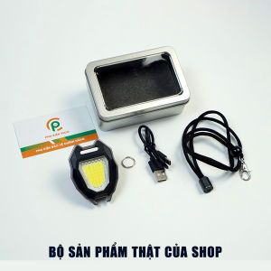 Đèn Flash Led mini siêu sáng 5in1 Led Pro Max đa năng có Pin sạc USB