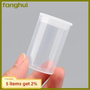 fanghui 10ชิ้น33x54มม. กระป๋องพลาสติกขวดเปล่าซีลฟิล์มกล่องเก็บของสำหรับอุปกรณ์เสริมลูกปัดศิลปะเม็ดยาเหยื่อตกปลา