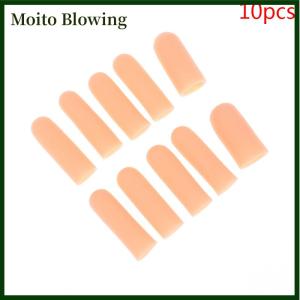 Moito 10pcs/set Silicone Gel Tube Hand Bandage Finger Protector Pain Thumb Cap