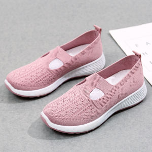 agetet Soft footstep womens mesh shoes for casual wear suitable for middleaged and elderly feet