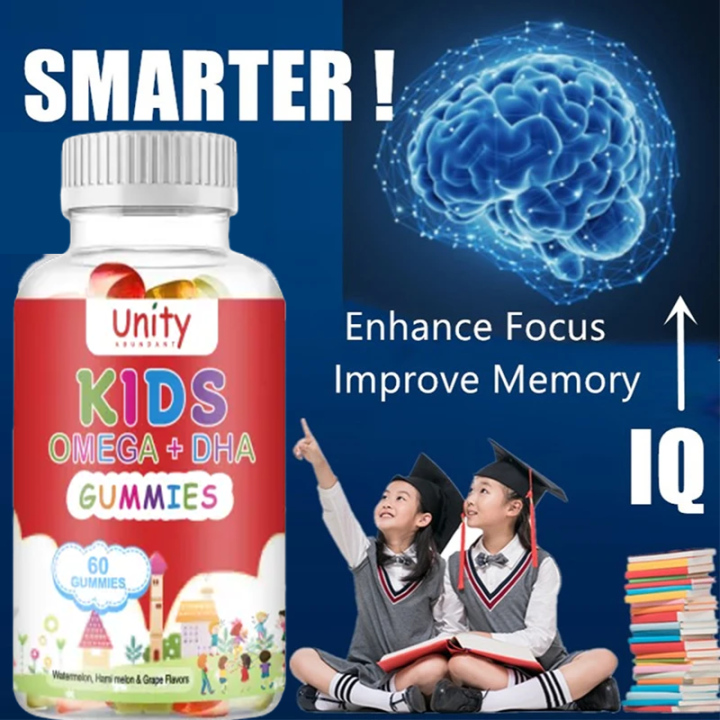 OMEGA+DHA Gummy Multivitamins Vitamins For Kids DHA Dha Brain Kid Brain ...