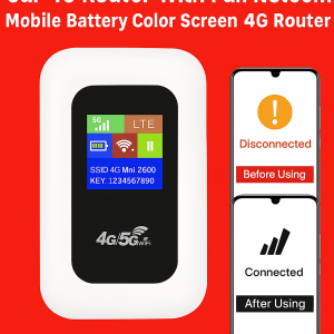 Color Screen Portable Color Screen Pocket Wifi Move with You Color Compact Safety Plug-in