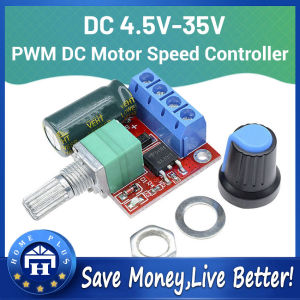 【Local delivery】 Mini DC-DC 4.5V-35V 5A 90W PWM DC Motor Speed Controller Module Speed Regulator Control Adjust Board Switch 12V 24V PN35 LZC-PWM-Controller-Module