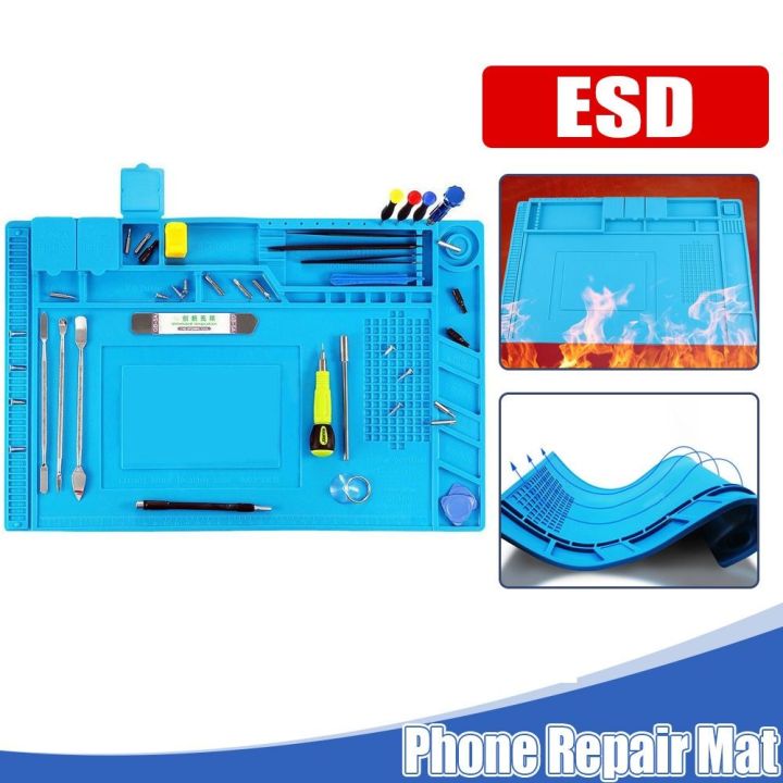 COOLCELLS Chống tĩnh điện ESD Chịu nhiệt Máy tính Tấm Hàn Đệm sửa chữa ...