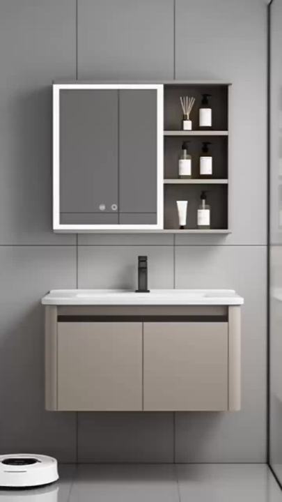 Bathroom Vanity Cabinet Bathroom Cabinet Mirror Cabinet Set Free Tap ...