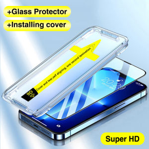 Tri-Town Full Screen Protector With Easy Install Kit For iPhone 17 16 15 11 14 13 12 Pro Max Plus Tempered Glass For iPhone 6 6s 7 8 Plus X Xs Max XR 12 13 Mini Privacy HD Dust Proof Protective Film