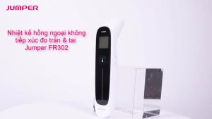 Nhiệt kế điện tử nhiệt kế hồng ngoại đo trán và tai JUMPER JPD-FR302 không tiếp xúc BH 2 năm