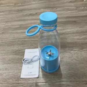 Portable Electric USB Juicer BlenderBlender for Smoothies Salads and Juices 420ml with LED Display Multi-Function