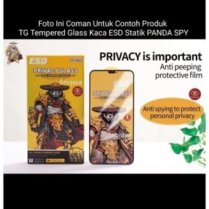 TG Tempered Glass kaca ESD Semua tipe OPPO Anti Gores panda statik Privacy Clear spy Bening