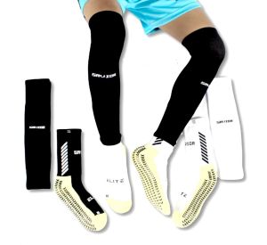 Satu Paket Kaos Kaki Savior Anti Slip Kaos Kaki Sambung Savior Dummy Sleeve Olahraga Futsal bola