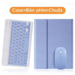 DANYCASE Vỏ bàn phím cho Samsung Galaxy Tab S10 FE S10 Lite S6 Lite 10.4inch S7 S8 S9 11inch A11+ A9 Plus 11inch S9 FE 10.9inch S7 FE S7 Plus S8 Plus S9 Plus Fe + S10 Plus 12.4inch bàn phím máy tính bảng kết nối Bluetooth với hộp đựng bút chì