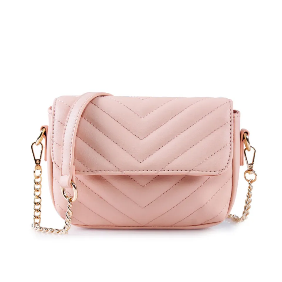 ⭐LOW PRICE⭐ VOIR Signature Soft Chevron Flap Sling Bag VN201589