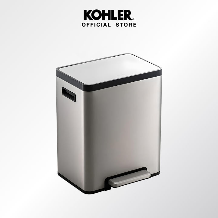 Kohler Step Stainless Steel Classifield Trash Can 20Liter | Lazada PH