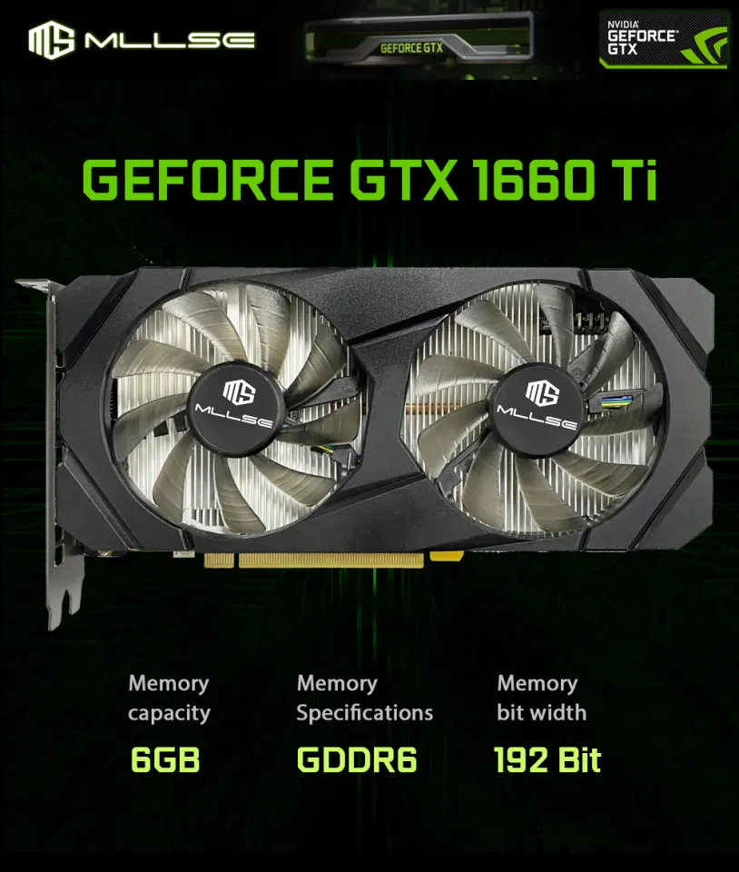 Nvidia 1660 Super Ti Graphics Card PNY GeForce GTX 1660 SUPER 6GB