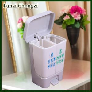 Fanzi Doll House Mini Kitchenware Model Mini Classified Trash Can Shooting Scene Props