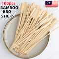 100pcs Teppo Gushi Bamboo Stick Skewer Oden Burger Satay BBQ Fruit Stick Lidi Sate Bambu Makanan Tongkat Buluh 关东煮烧烤竹签. 
