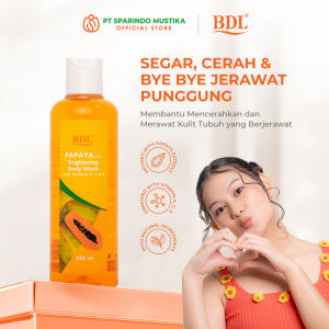 BDL Brightening Body Wash Papaya Sabun Mandi Cair Mencerahkan Kulit With Vitamin A C E