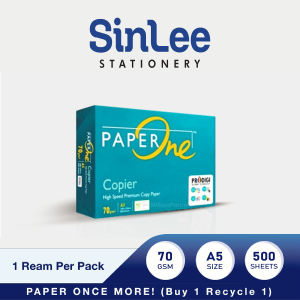 PaperOne Copier Paper 1 Ream 500 Sheets | A3 A4 A5 | 70gsm / 80gsm Printing Paper