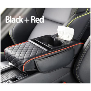 5 In 1 Car Arm Rest Box Armrest Storage Box Center Console With Cup Holder Car Tissue Storage Box Universal