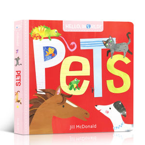 Hello World! Pet Children's Enlightenment Cognition Paperboard Book