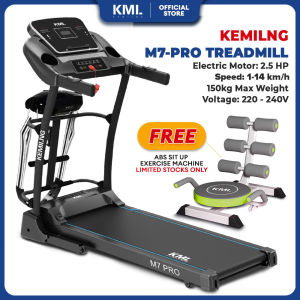 KEMILNG Treadmill M12 & M7 PRO Treadmill Multi-Function 3 Stages Manual Incline Easy Installment Fitness Machine Exercise With Massage Belt Running Exercise Electric Treadmill