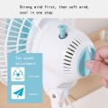 Shaking Head Mute Mini Electric Fan Portable Table Desktop Clip Fan Grow Tent Pole Oscillating Fans. 