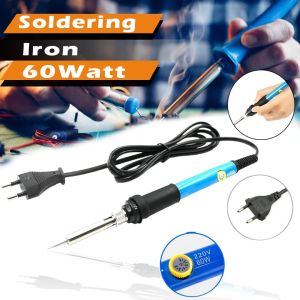 TITIK TIGA Solder 60 Watt Solder Listrik Iron 60W Temperatur 200 - 450 C - Solder Listrik Dengan Kontrol Temperatur