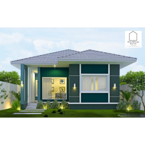 แปลนบ้านสวย งบสร้างหลักแสน PD202002