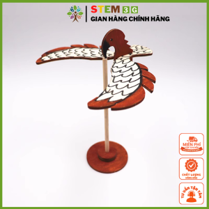 STEM MẦM NON: Đồ chơi lắp ráp Chim đại bàng thăng bằng. Đồ chơi giáo dục khoa học stem cho trẻ mầm non tiểu học. STEM