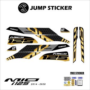 Stiker Striping Mio i125 - Mio M3 2014 - 2020 grafis variasi 010